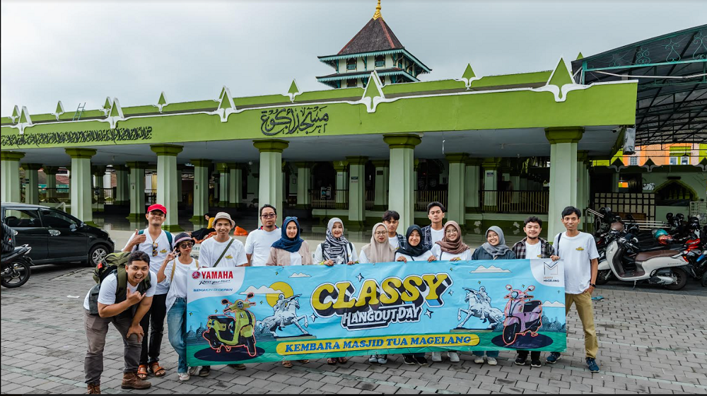 YAMAHA Ajak Anak Muda Classy Hangout Day, Jelajah Masjid Bersejarah di Magelang