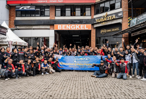 Ngabuburide MAXi Yamaha dan CSR di Bogor, Penuh Berkah di Bulan Ramadhan
