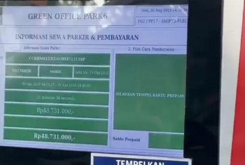 Viral! Netizen Parkir di Green Office Park 6 Diminta Bayar Rp48 Juta dalam Waktu Singkat